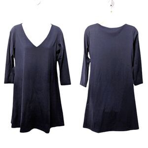 SUSANA MONACO V-Neck 3/4 Sleeve Dress M